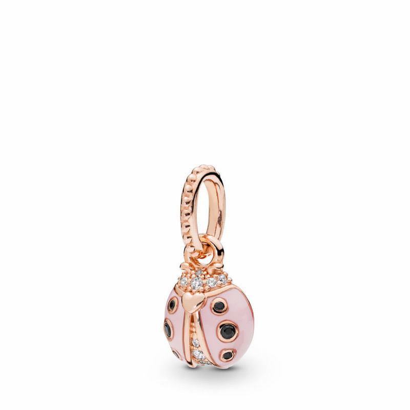 Pandora Rose™ Lucky Pink Ladybird Pendant Online NZ (895203-HJI)